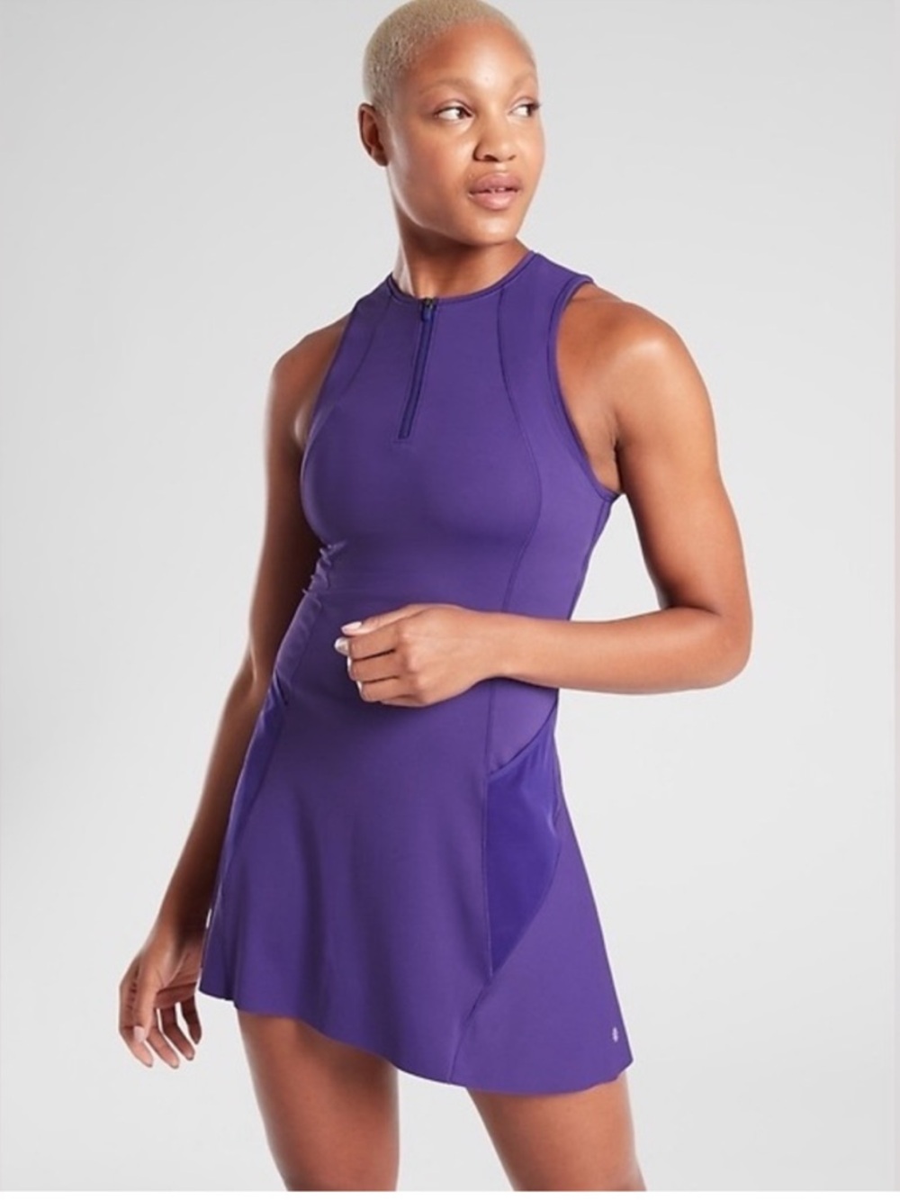 ATHLETA | Match Point Tennis Mini Dress-Purple Size XL